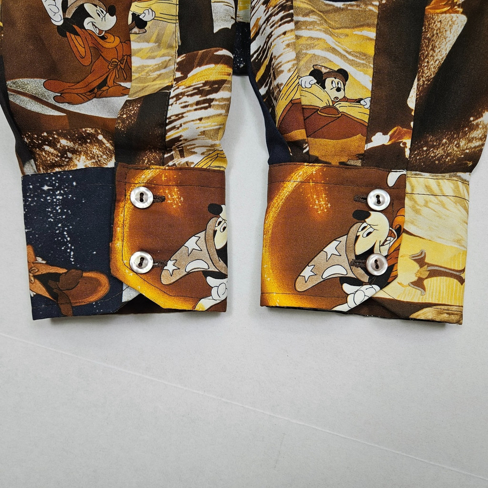 Vintage Kennington Disney Fantasia Mickey Sorcerer Shirt Retro **NO SIZE TAG** - Picture 12 of 16